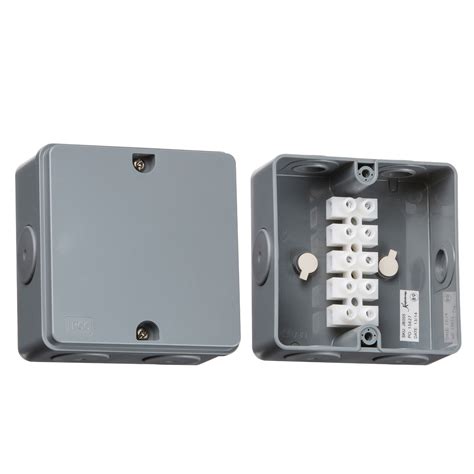 electric junction box outside house|external junction box screwfix.